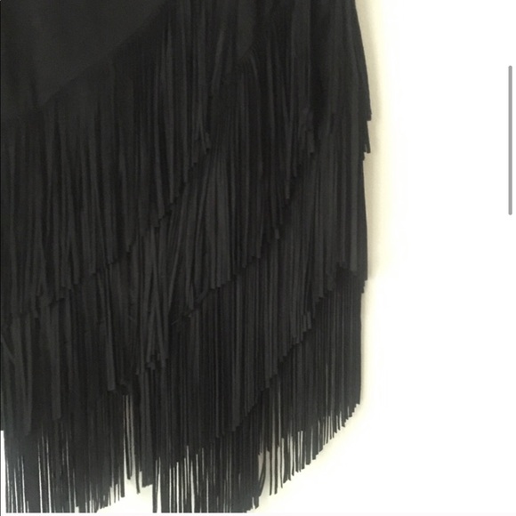 Zara suede fringe skirt size XS - Picture 4 of 8